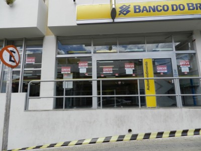 Banco do Brasil também tem suas atividades parcialmente paralisadas.
